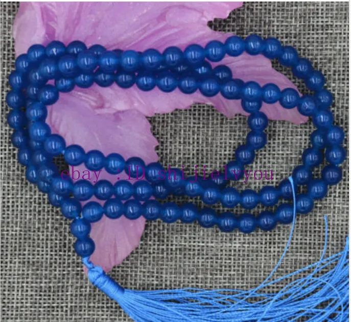 AAA Natural 6mm Blue Apatite Gems Tibetan Buddhism 108 Prayer Beads Mala Necklace
AAA Natural 6mm Blue Apatite Gems Tibetan Buddhism 108 Prayer Beads Mala Necklace