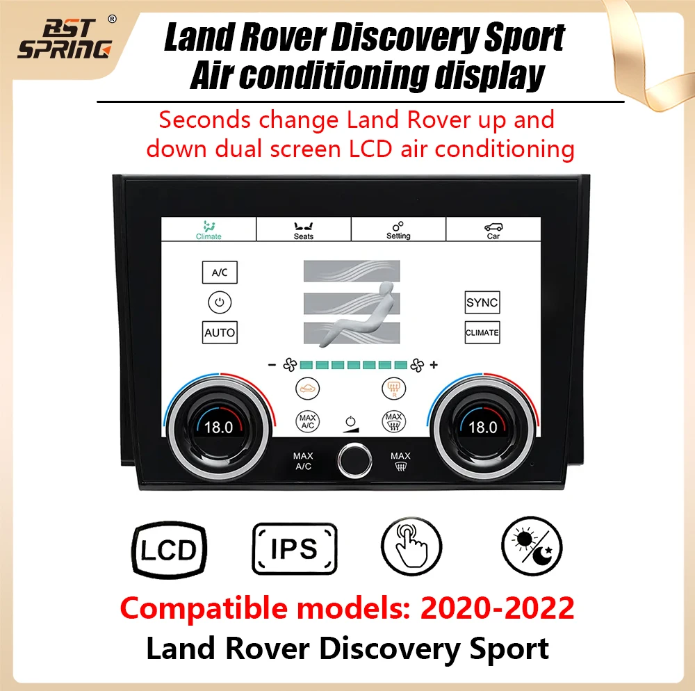 9 Inch For Land Rover Range Discovery Sport 2020 -2022 AC Air Conditioning Panel Climate Control LCD Screen HD Touch
9 Inch For Land Rover Range Discovery Sport 2020 -2022 AC Air Conditioning Panel Climate Control LCD Screen HD Touch