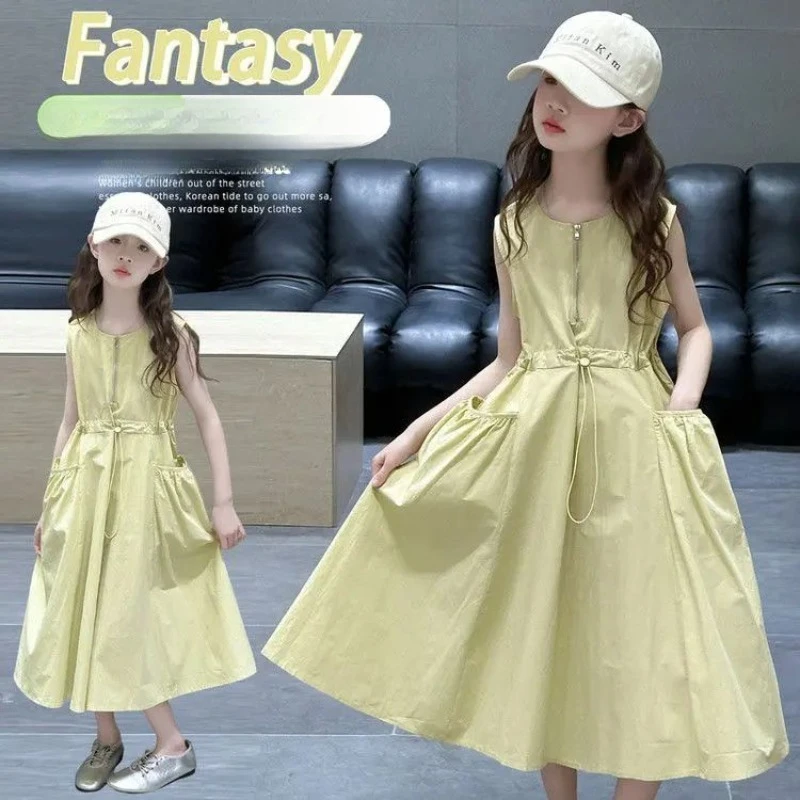 Girls Cake Princess Dress Solid Color Suspender Flying Sleeve Pink Dress Casual Kids Clothes Fashion Summer Wear Flower Dresses
Girls Cake Princess Dress Solid Color Suspender Flying Sleeve Pink Dress Casual Kids Clothes Fashion Summer Wear Flower Dresses