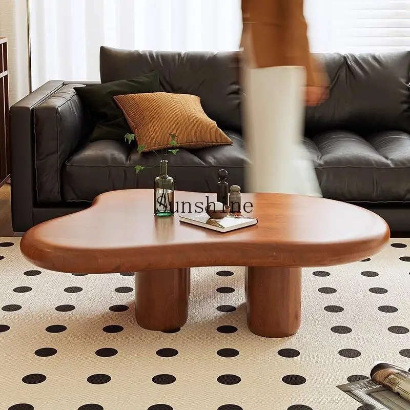 Light luxury medieval living room solid wood coffee table high-end homestay home small apartment special-shaped tea table
Light luxury medieval living room solid wood coffee table high-end homestay home small apartment special-shaped tea table