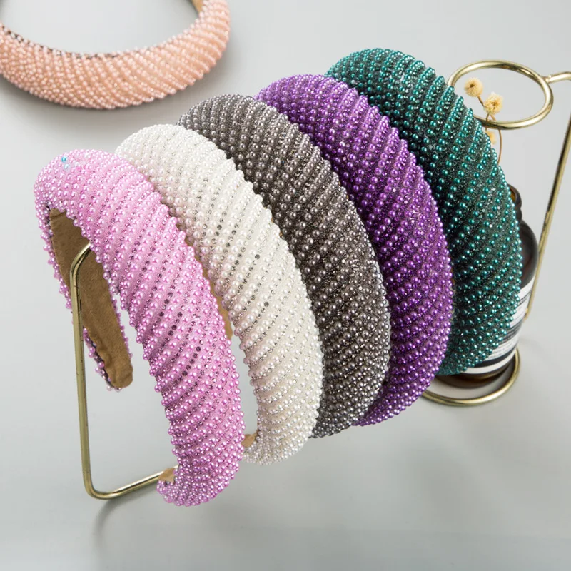 Korean Style Simple Twill Rhinestone Pearl Headband Versatile Face Wash HairBand Elegant Hair Accessories
Korean Style Simple Twill Rhinestone Pearl Headband Versatile Face Wash HairBand Elegant Hair Accessories