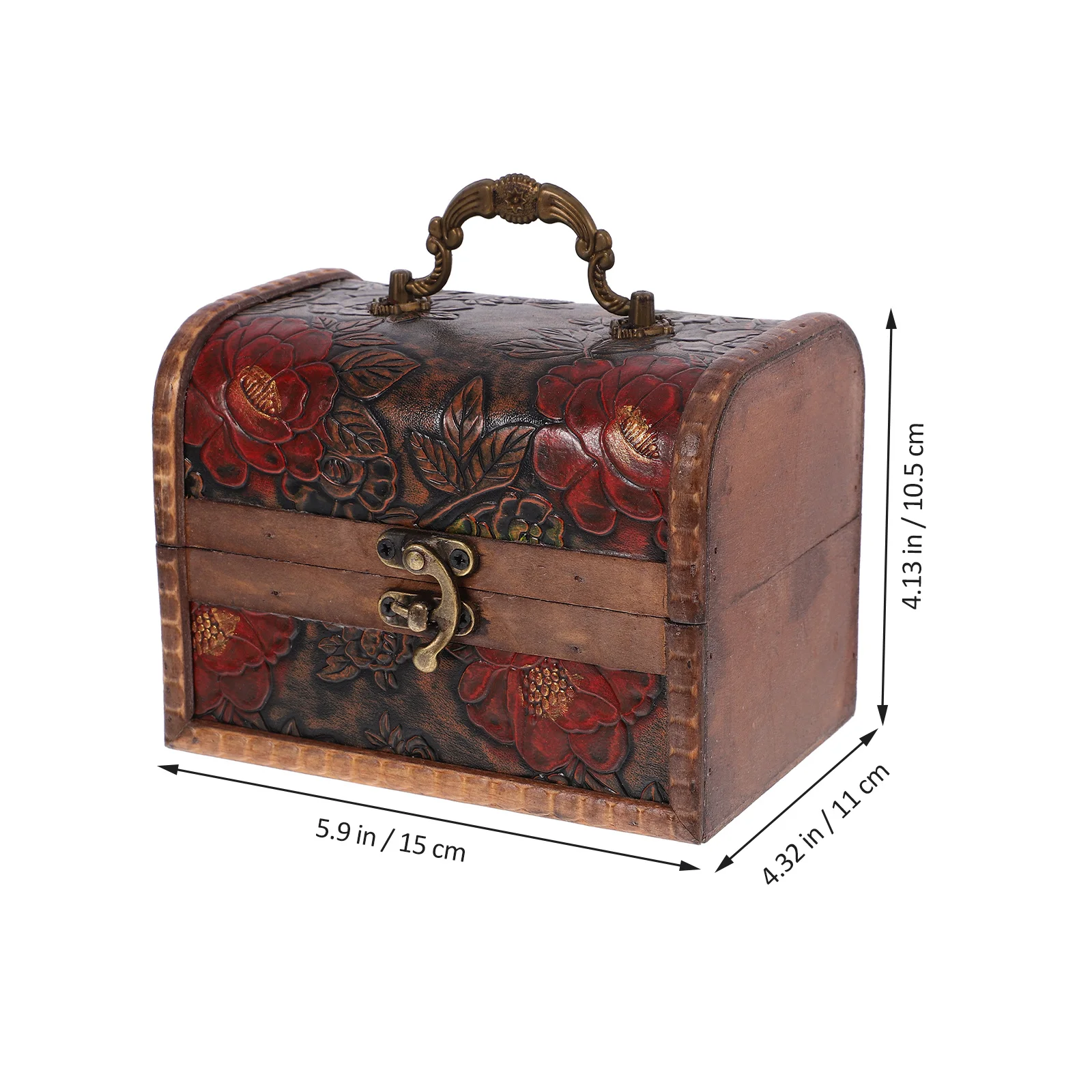 Small Wooden Treasure Chest Flower Carved Latch Jewelry Box Handle Vintage Retro Jewelry Storage Case Organizer Wood Trinket
Small Wooden Treasure Chest Flower Carved Latch Jewelry Box Handle Vintage Retro Jewelry Storage Case Organizer Wood Trinket