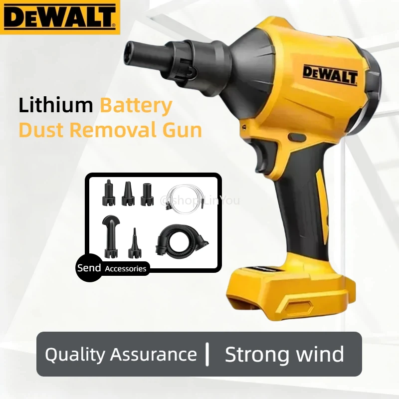 Dewalt Cordless Air Blower Brushless Dusting Machine Electric Dust Blower Inflator Handheld Fan For Dewalt 20V Battery(nobattery
Dewalt Cordless Air Blower Brushless Dusting Machine Electric Dust Blower Inflator Handheld Fan For Dewalt 20V Battery(nobattery
