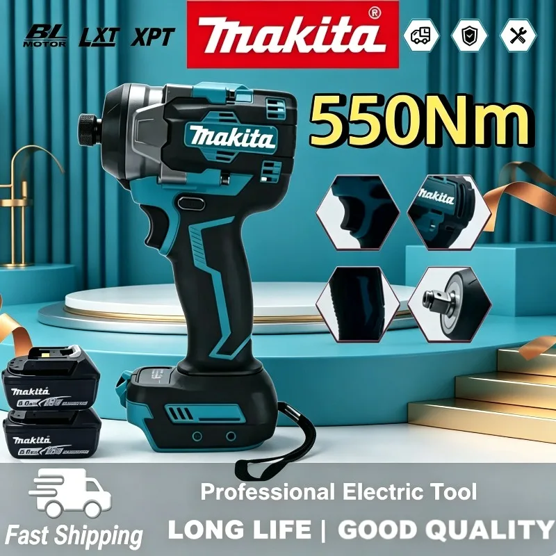 Makita Power Tool for Electrical Equipment Maintenance High Concentricity Safe 550Nm 3500IPM High Torsion Cordless Impact Wrench
Makita Power Tool for Electrical Equipment Maintenance High Concentricity Safe 550Nm 3500IPM High Torsion Cordless Impact Wrench