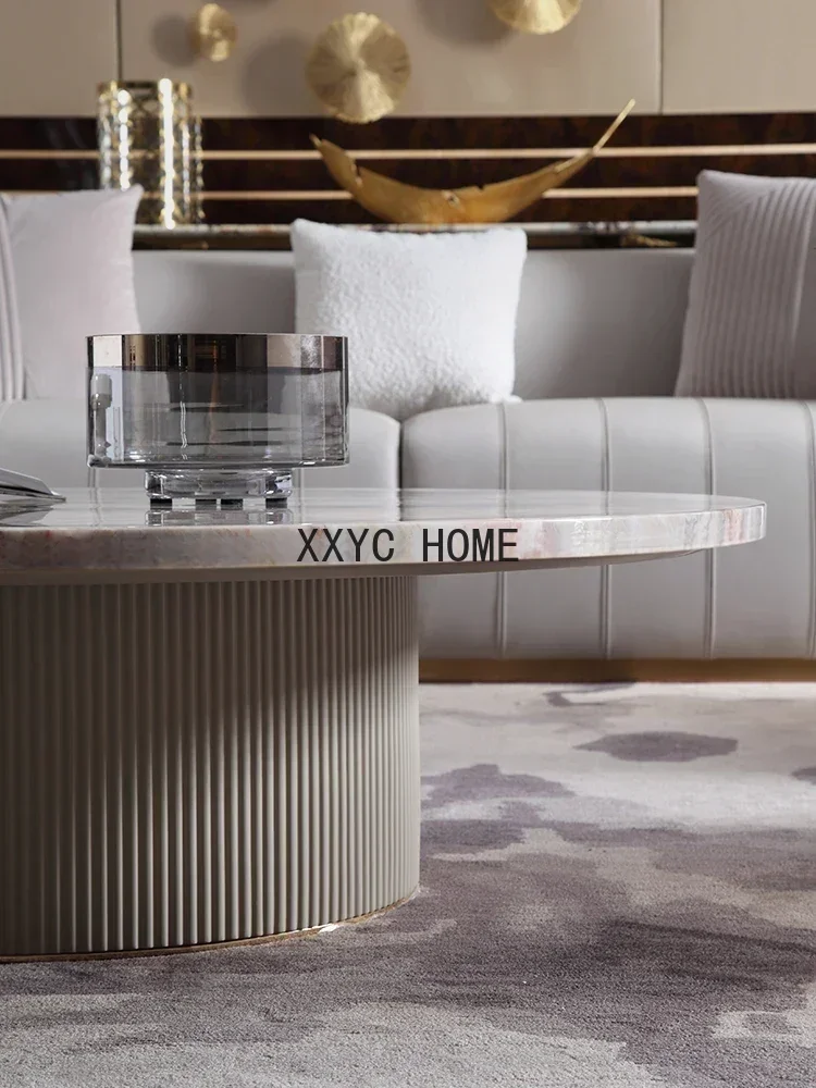 TAO Villa High-End Natural Marble Light Luxury Tea Table Combination
TAO Villa High-End Natural Marble Light Luxury Tea Table Combination