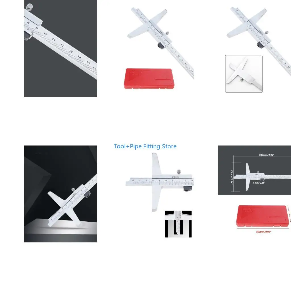 F92B Depth Vernier Caliper Measure Tool for Step Deep MicrometerGauge 0.02mm Accuracy
F92B Depth Vernier Caliper Measure Tool for Step Deep MicrometerGauge 0.02mm Accuracy