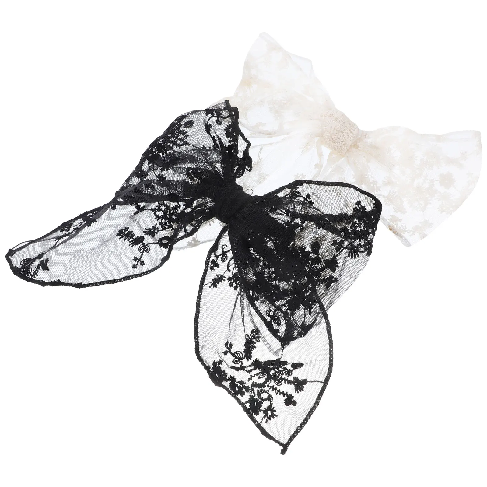 2Pcs BowStyle WomenGirls EmbroideredLace Vintage Bows For Girls BlackBeige Lightweight Comfortable HairAccessories
2Pcs BowStyle WomenGirls EmbroideredLace Vintage Bows For Girls BlackBeige Lightweight Comfortable HairAccessories