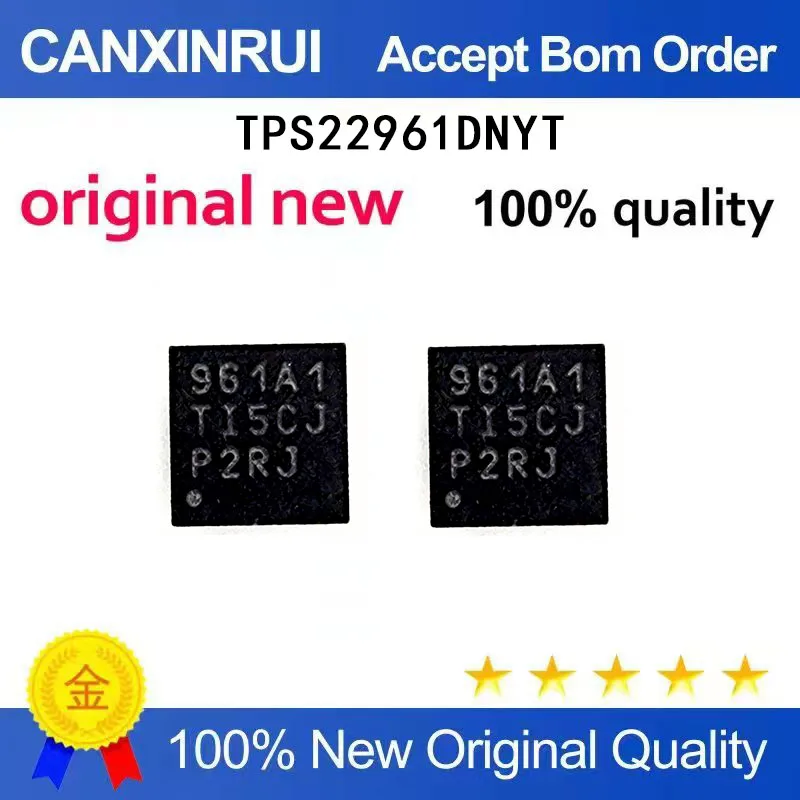 (5-100 pieces)TPS22961DNYT 961A1 961AI QFN brand new in stock
(5-100 pieces)TPS22961DNYT 961A1 961AI QFN brand new in stock