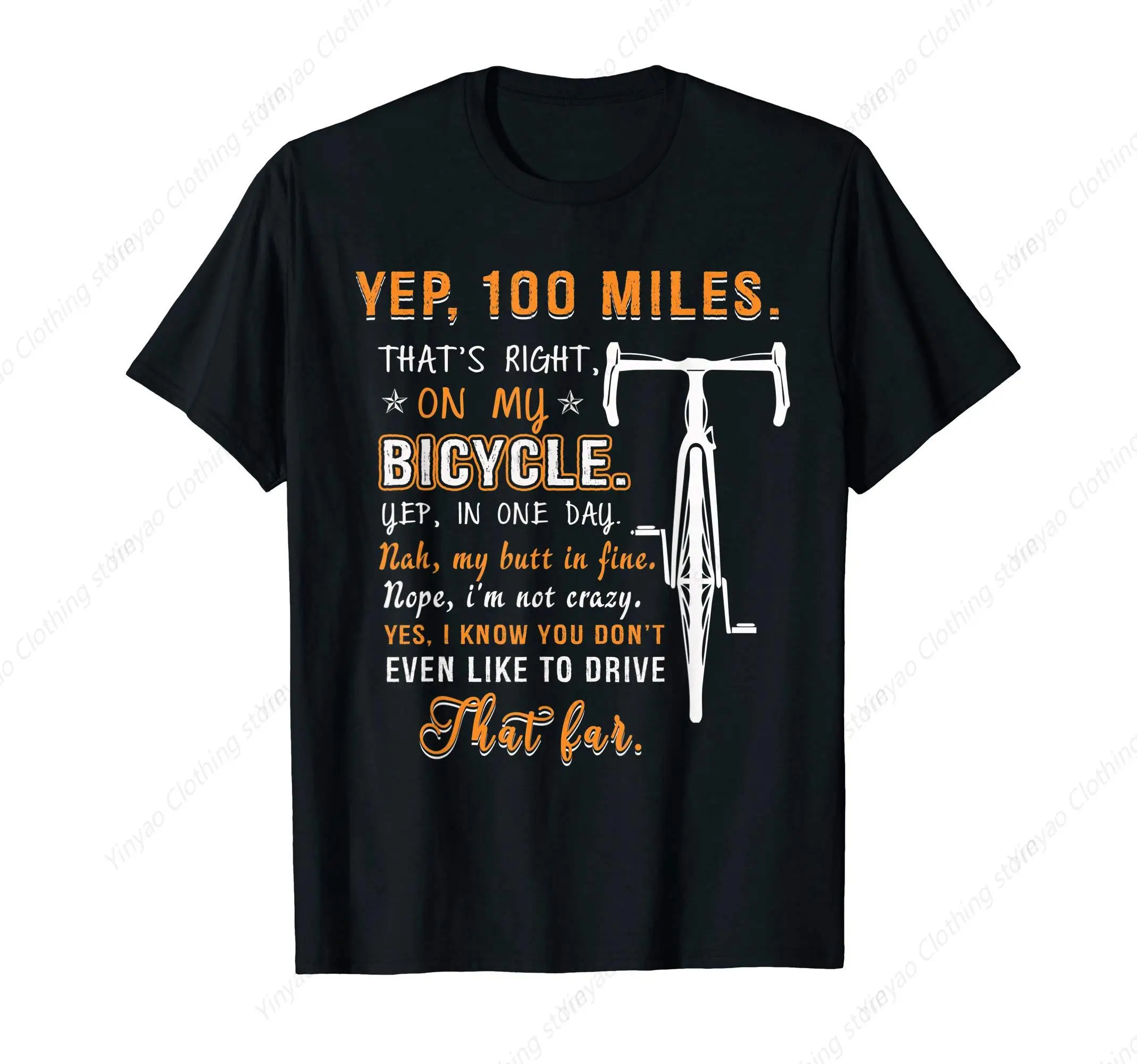 Long Miles on My Bicycle Printed Pattern Shirt Fun Bicycle Rider Bicycle Gift T-shirt Black Pure Cotton Fitted Clothes
Long Miles on My Bicycle Printed Pattern Shirt Fun Bicycle Rider Bicycle Gift T-shirt Black Pure Cotton Fitted Clothes