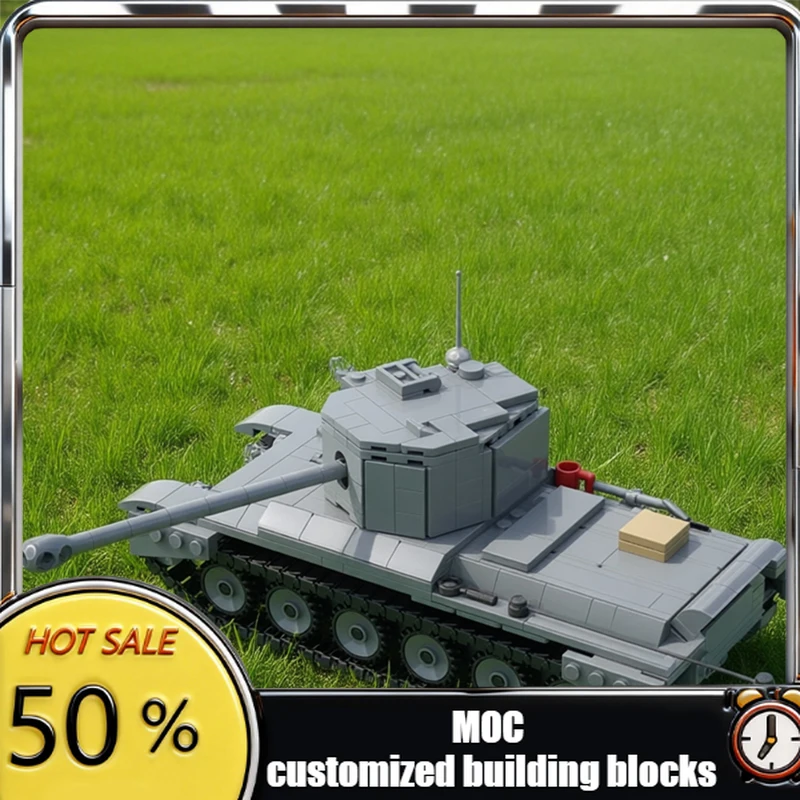 486 деталей, индивидуальная модель танка A30 Challenger времен Второй мировой войны, модульный конструктор MOC, креативный дизайн, простой DIY, праздничные игрушки и подарки
486 деталей, индивидуальная модель танка A30 Challenger времен Второй мировой войны, модульный конструктор MOC, креативный дизайн, простой DIY, праздничные игрушки и подарки