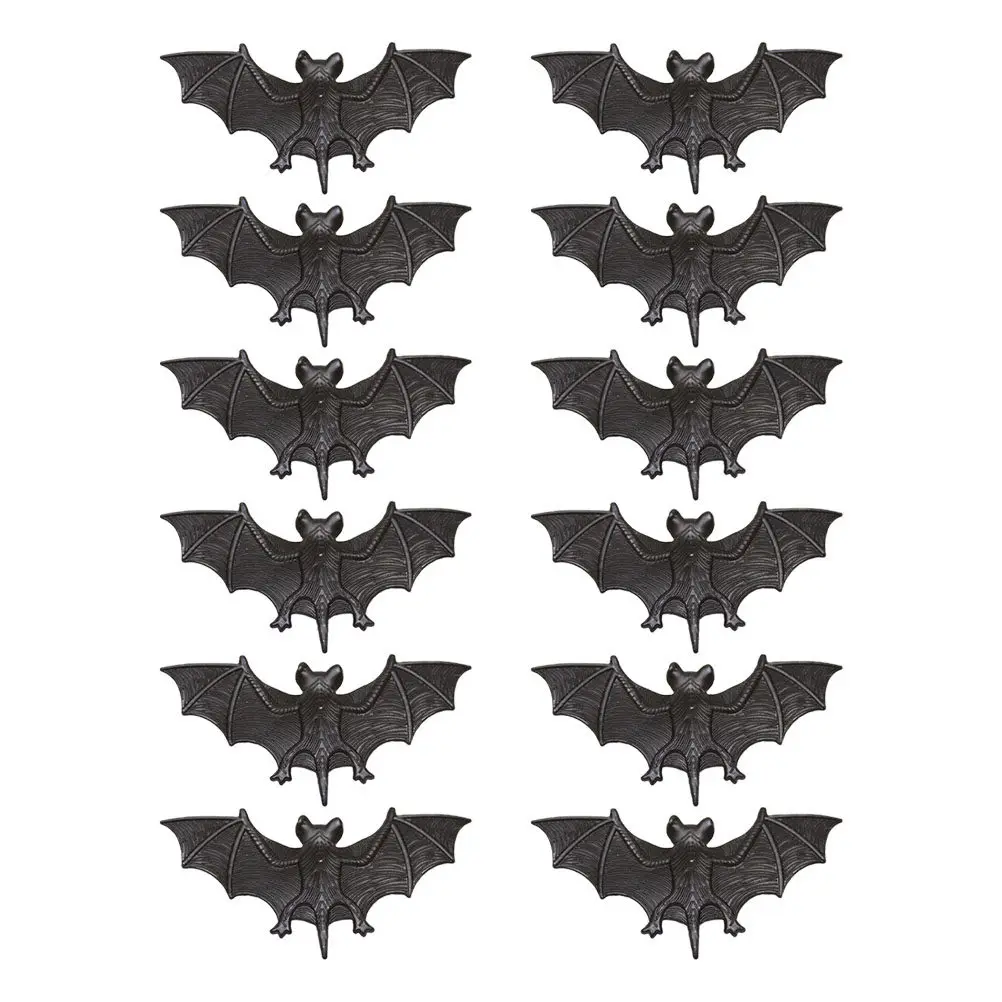 12Pcs Realistic Plastic Bat Decoration Halloween Party Supplies Prank Props Spooky Home Bar Club Ornament Halloween Bat Decor
12Pcs Realistic Plastic Bat Decoration Halloween Party Supplies Prank Props Spooky Home Bar Club Ornament Halloween Bat Decor