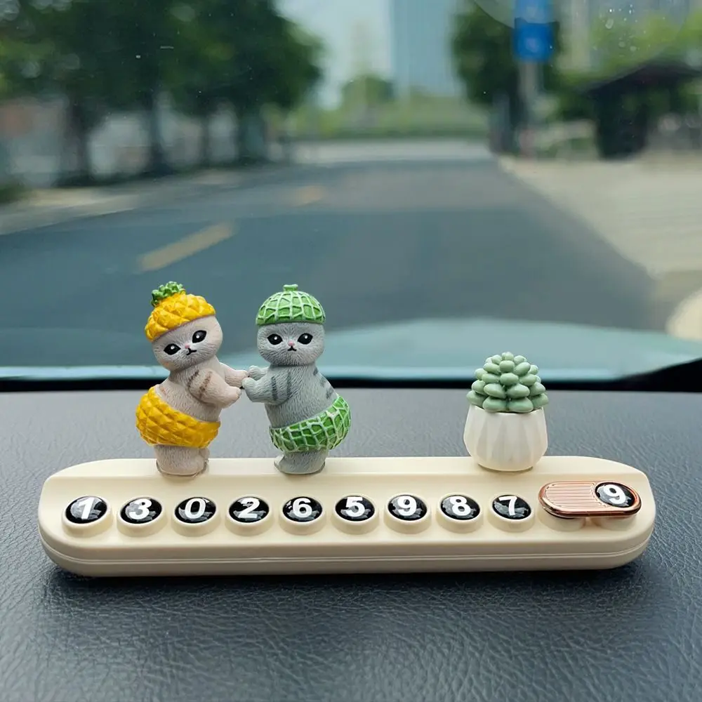 Fruit Dance Cat Cartoon Cat Number Plate Creative Plush Doll Car Dashboard Ornament High Quality Ornament
Fruit Dance Cat Cartoon Cat Number Plate Creative Plush Doll Car Dashboard Ornament High Quality Ornament
