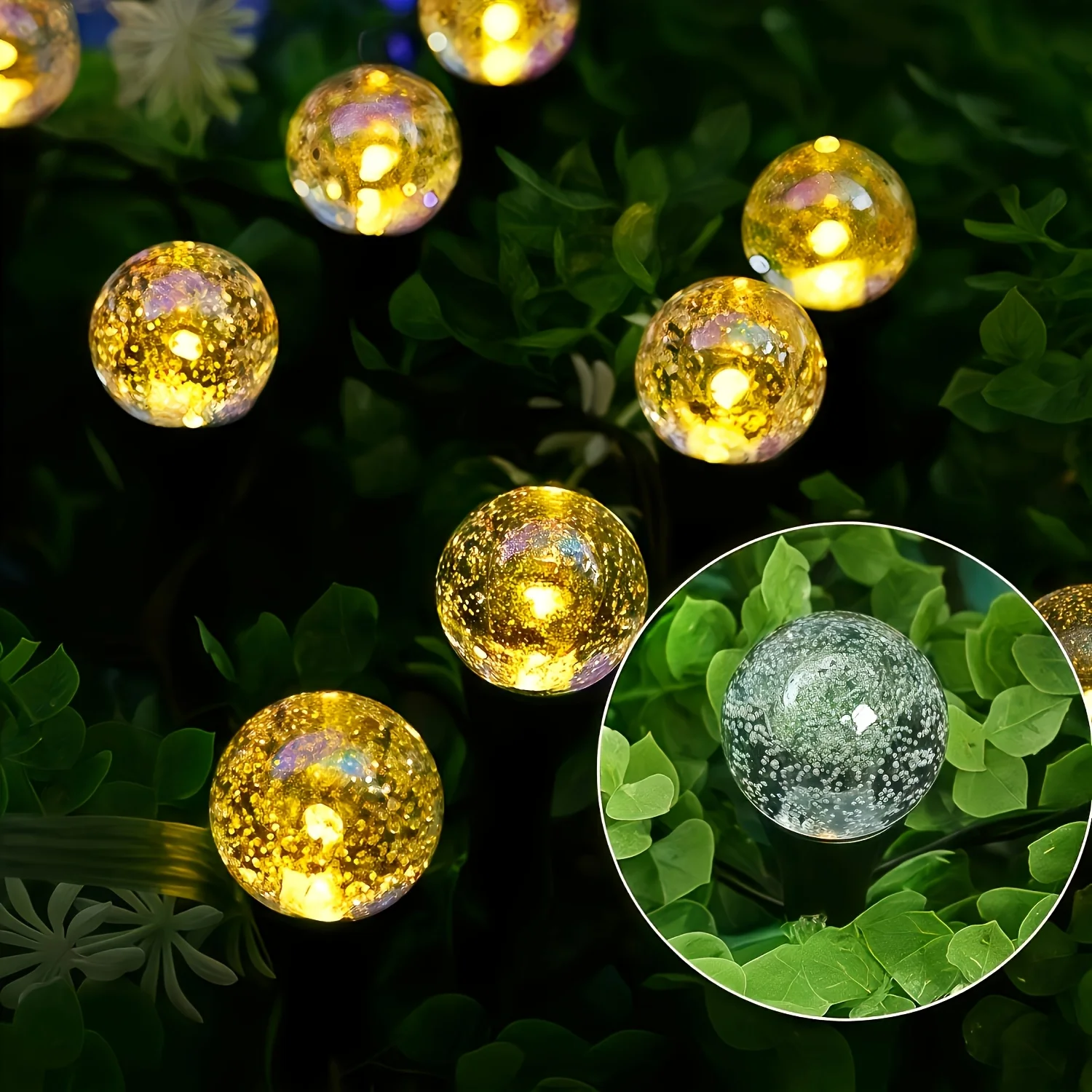 Solar Powered Bubble Ball Lamp Intelligent Light Control Waterproof for Lawn Park Courtyard Corridor Decorative Fairy Lights
Solar Powered Bubble Ball Lamp Intelligent Light Control Waterproof for Lawn Park Courtyard Corridor Decorative Fairy Lights