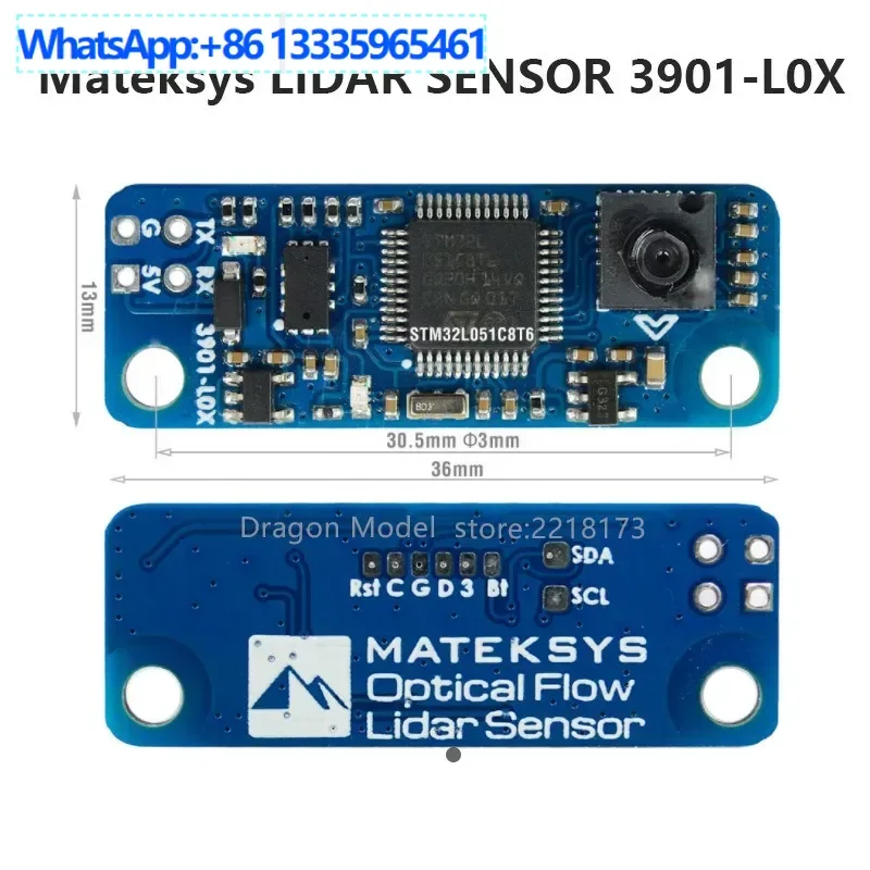 MATEK 3901 LOX crossover optical flow meter, lidar sensor F4 F7 flight control fixed height hover
MATEK 3901 LOX crossover optical flow meter, lidar sensor F4 F7 flight control fixed height hover