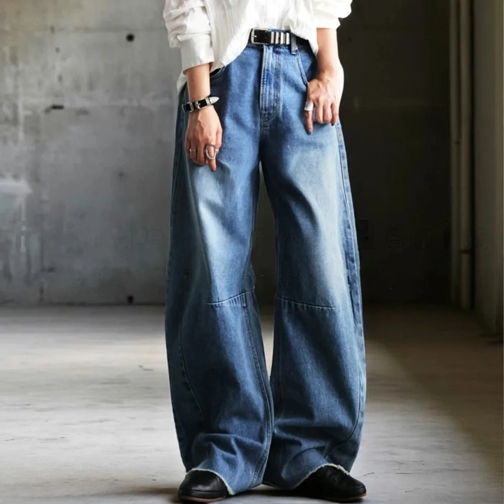 Женские экологически чистые джинсы с высокой талией, удобные, свободного кроя, широкие, эластичные и дышащие.
Женские экологически чистые джинсы с высокой талией, удобные, свободного кроя, широкие, эластичные и дышащие.