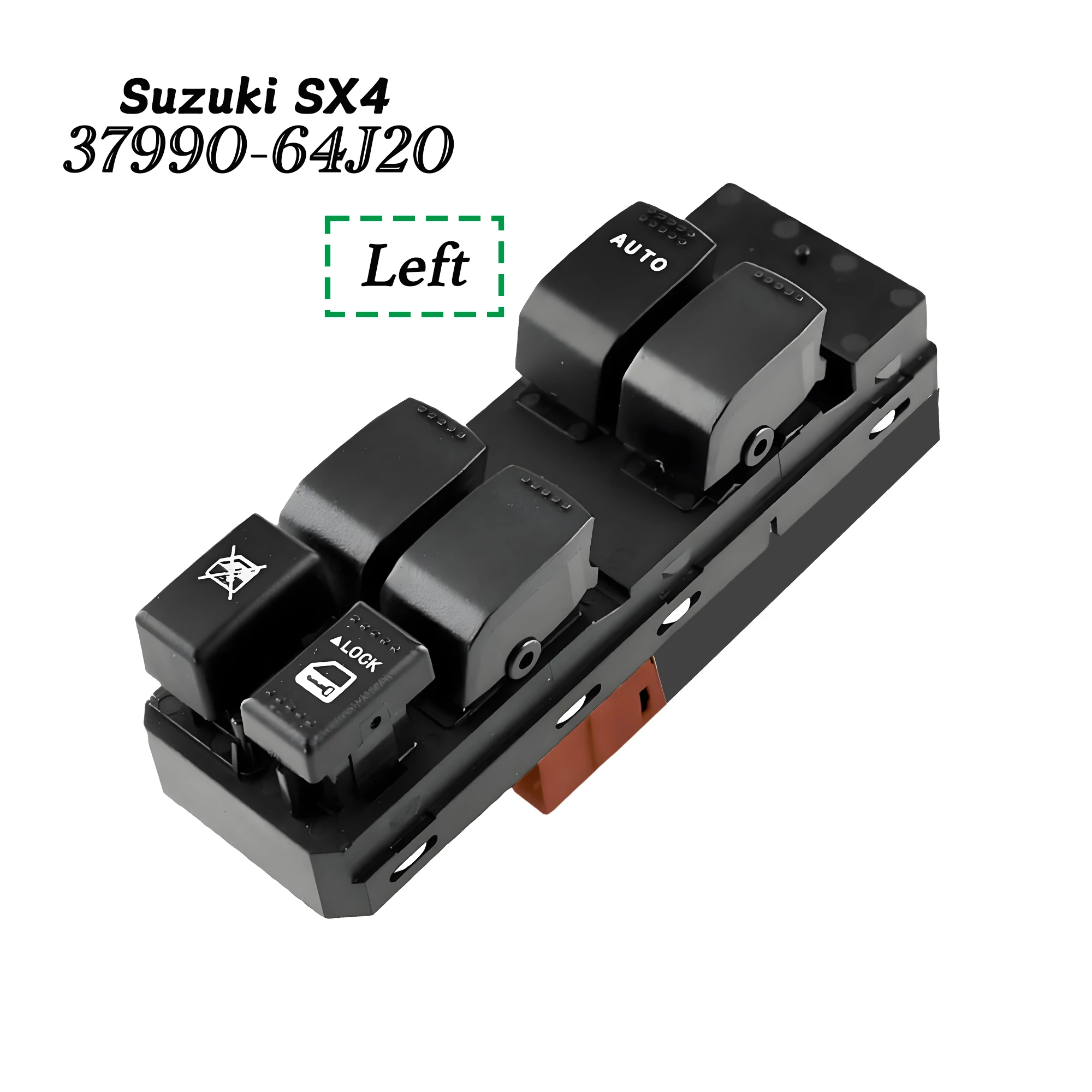3799064J20 Master Electric Power Window Lifter Control Switch For Suzuki SX4 & SUZUKI Grand Vitara 2 2005-2016 OE 37990-64J20
3799064J20 Master Electric Power Window Lifter Control Switch For Suzuki SX4 & SUZUKI Grand Vitara 2 2005-2016 OE 37990-64J20