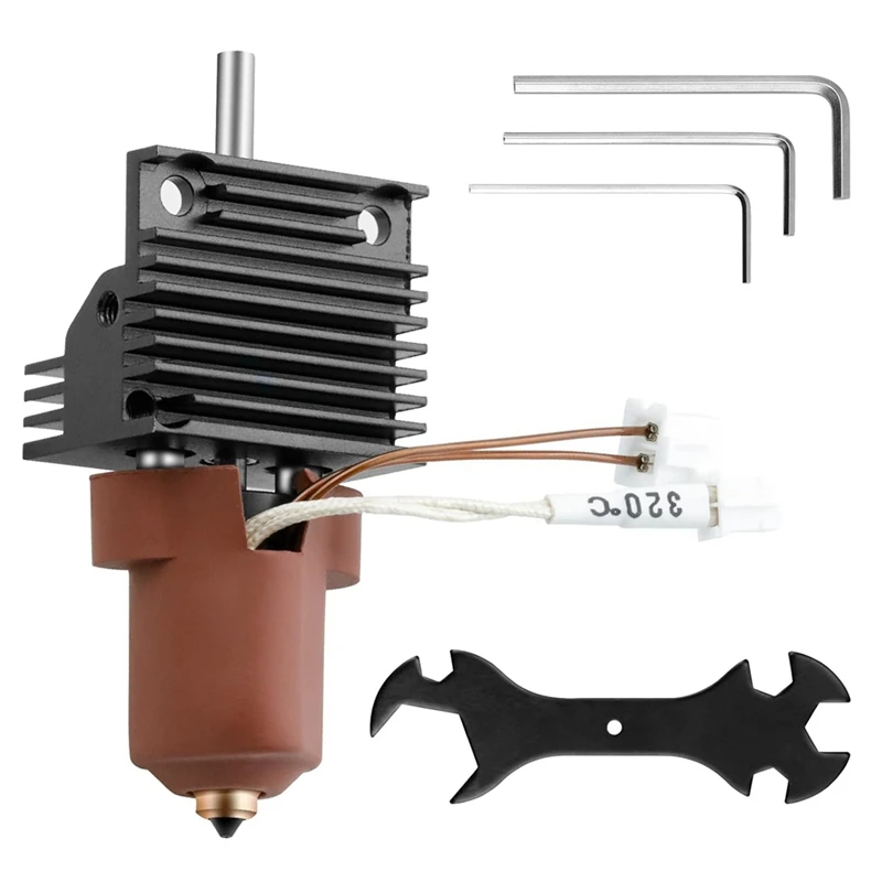 Комплект Hotend — быстросменная насадка, цельнометаллический встроенный экструдер, замена горячего конца для 3D-принтера K1 MAX, K1C
Комплект Hotend — быстросменная насадка, цельнометаллический встроенный экструдер, замена горячего конца для 3D-принтера K1 MAX, K1C