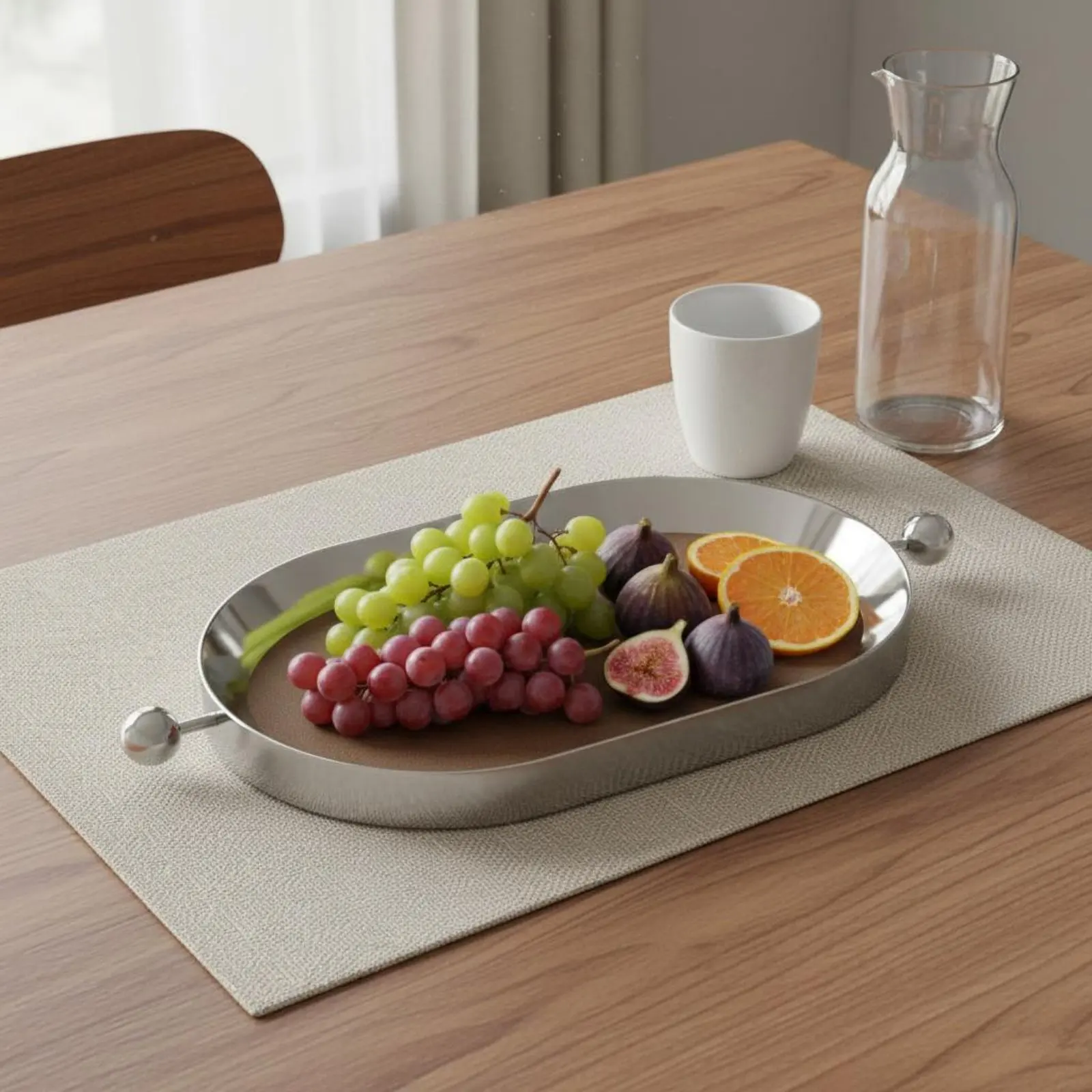 Decorative Serving Tray Stainless Steel Mirror Tray Household Storage Easy to Clean Home Decor Distortionclear Reflection
Decorative Serving Tray Stainless Steel Mirror Tray Household Storage Easy to Clean Home Decor Distortionclear Reflection