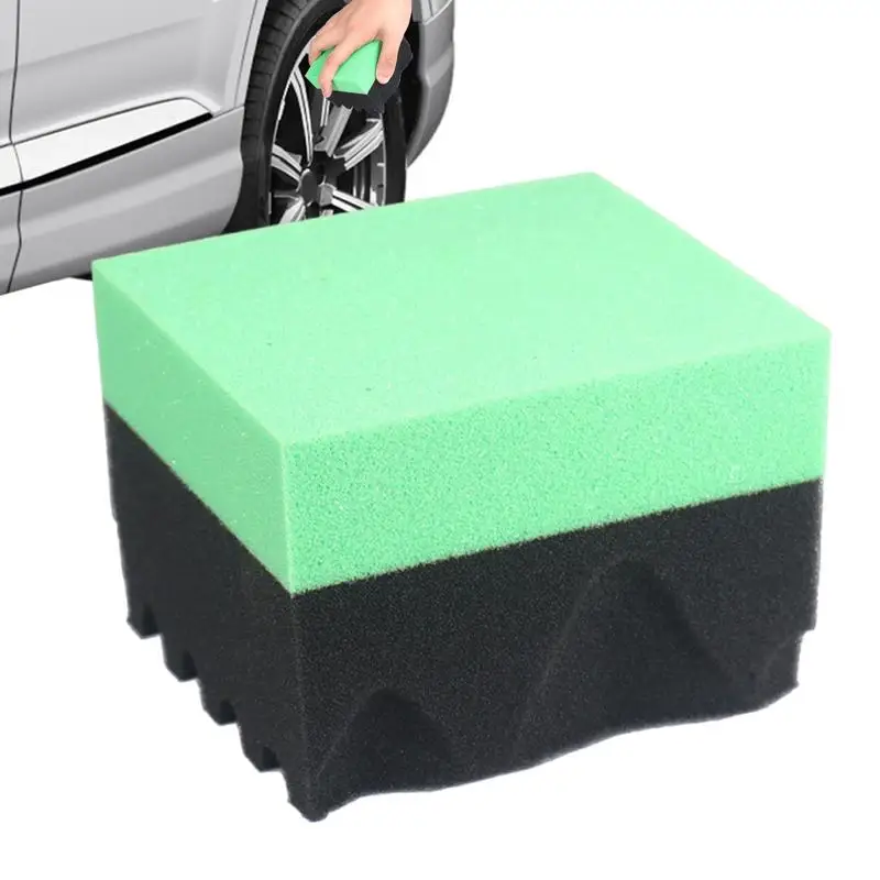 Tire Shine Applicator Tire Shine Foam Ergonomic Handle Reusable Foam Wax Pad Wave Design Brush For Coating Application Glass
Tire Shine Applicator Tire Shine Foam Ergonomic Handle Reusable Foam Wax Pad Wave Design Brush For Coating Application Glass