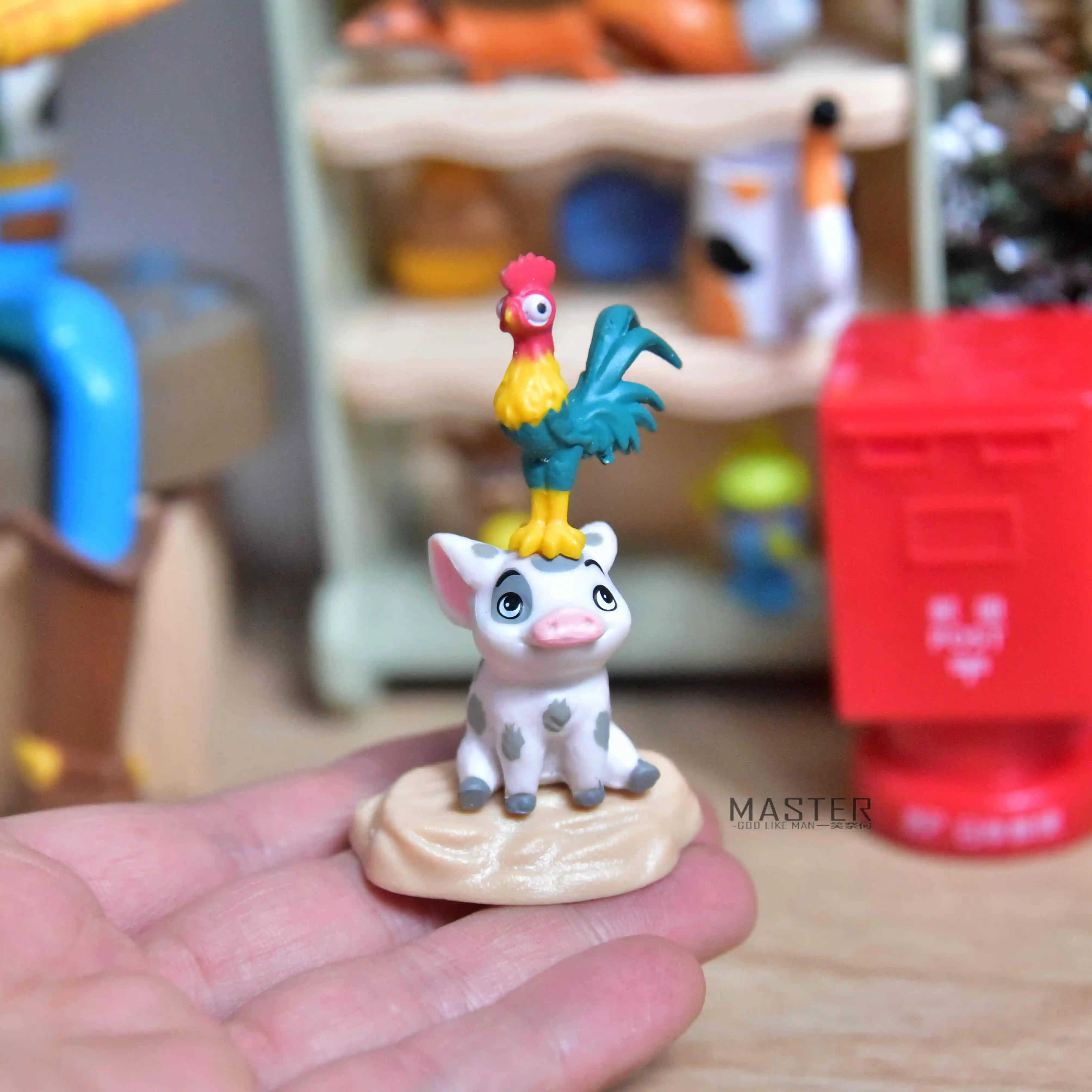 Disney Moana Moana's Pet Rooster Heihei and Pig Pua Gifts Toy Model Anime Figures Collect Ornaments 
Disney Moana Moana's Pet Rooster Heihei and Pig Pua Gifts Toy Model Anime Figures Collect Ornaments