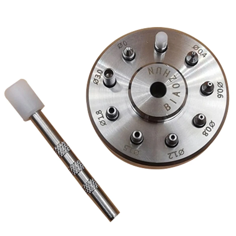 Watch Repair Tool, 9-head Stainless Steel Manual Needle Mounting Machine, Needle Mounting Device, Needle Pressing Device
Watch Repair Tool, 9-head Stainless Steel Manual Needle Mounting Machine, Needle Mounting Device, Needle Pressing Device