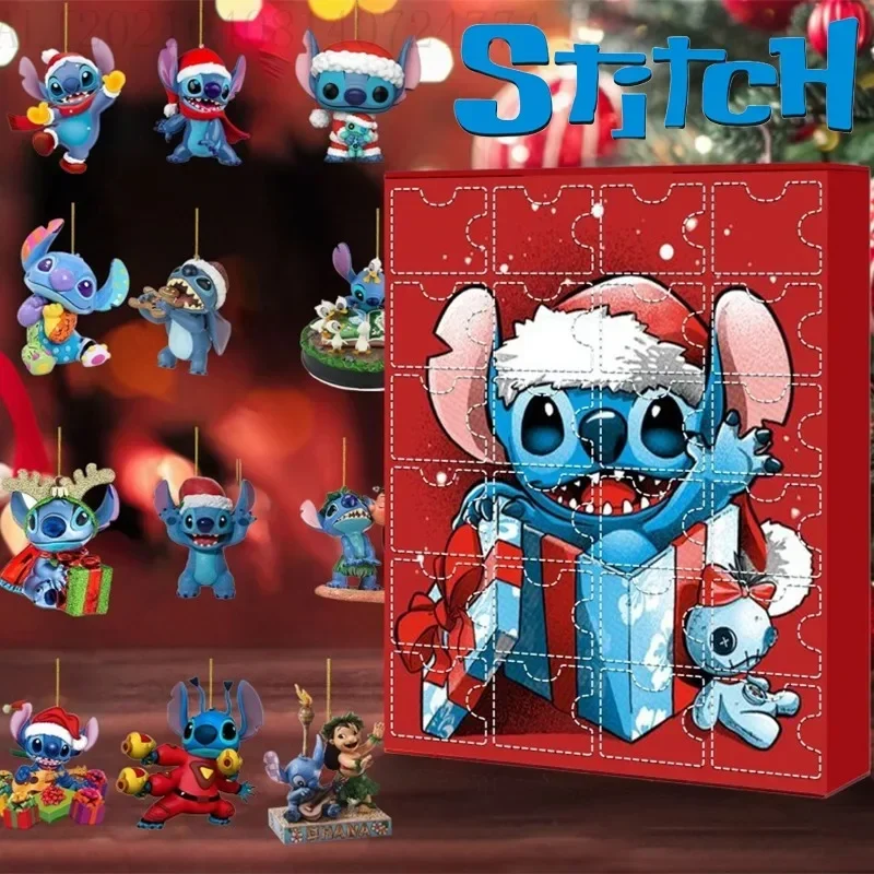 24 шт., фигурка Disney Stitch, аниме, акриловая модель, Рождество, 24-дневный адвент-календарь, коробка для мальчиков и девочек, праздничный подарок, детская праздничная игрушка
24 шт., фигурка Disney Stitch, аниме, акриловая модель, Рождество, 24-дневный адвент-календарь, коробка для мальчиков и девочек, праздничный подарок, детская праздничная игрушка