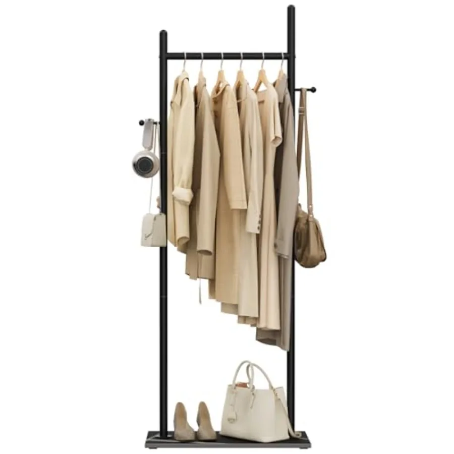 Clothes Rack with 2 Hooks, Standing Garment Storage for Indoor - Clothing Rack for Hanging Clothes for Bedroom - 19.7" Wide Gar
Clothes Rack with 2 Hooks, Standing Garment Storage for Indoor - Clothing Rack for Hanging Clothes for Bedroom - 19.7" Wide Gar