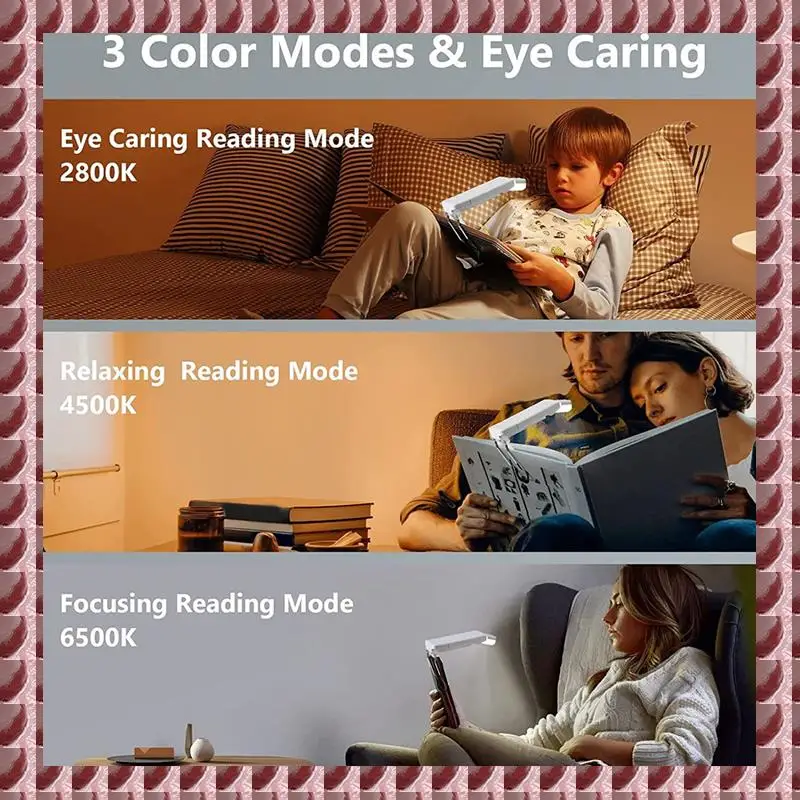 Book Lights, Rechargeable Reading Light In Bed, Smart Adjustable Reading Lights, Portable Bookmark Night Lamp Easy To Use White
Book Lights, Rechargeable Reading Light In Bed, Smart Adjustable Reading Lights, Portable Bookmark Night Lamp Easy To Use White