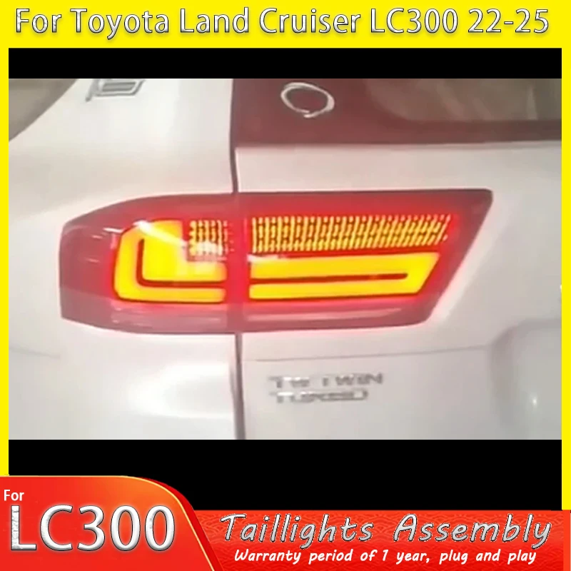 Car Lights For Toyota Land Cruiser LC300 Taillights 2022-2025 LED Tail Lamp Dynamic Turn Signal Light Car Taillights Assembly
Car Lights For Toyota Land Cruiser LC300 Taillights 2022-2025 LED Tail Lamp Dynamic Turn Signal Light Car Taillights Assembly
