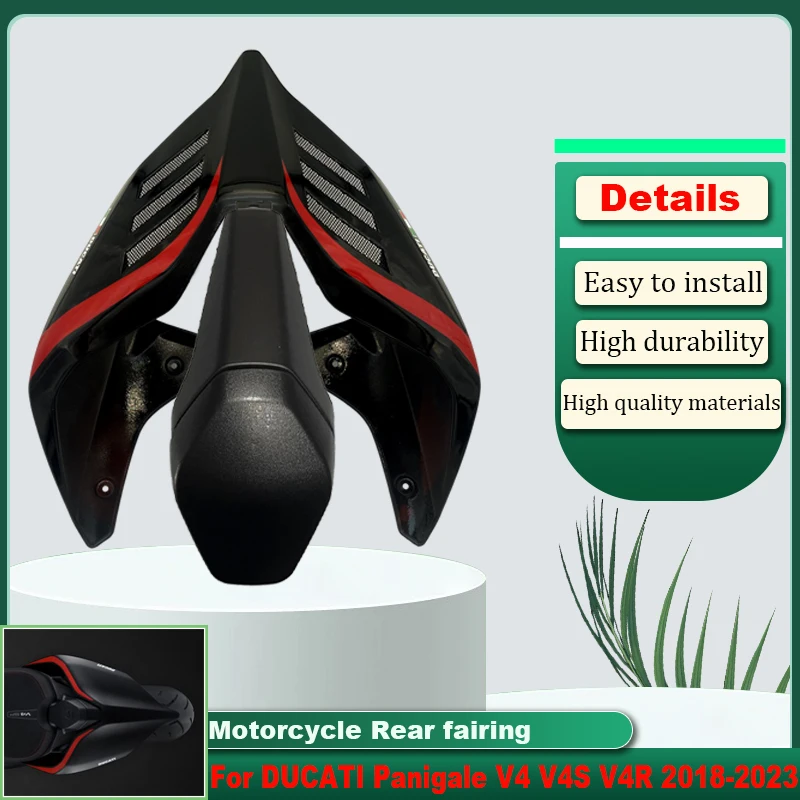 For Ducati Panigale V4/V4S/V4R 2018-2023 Street Fighter V4/V4S 2020-2023 V2 2022-23 Motorcycle parts, rear spoiler, rear cover
For Ducati Panigale V4/V4S/V4R 2018-2023 Street Fighter V4/V4S 2020-2023 V2 2022-23 Motorcycle parts, rear spoiler, rear cover