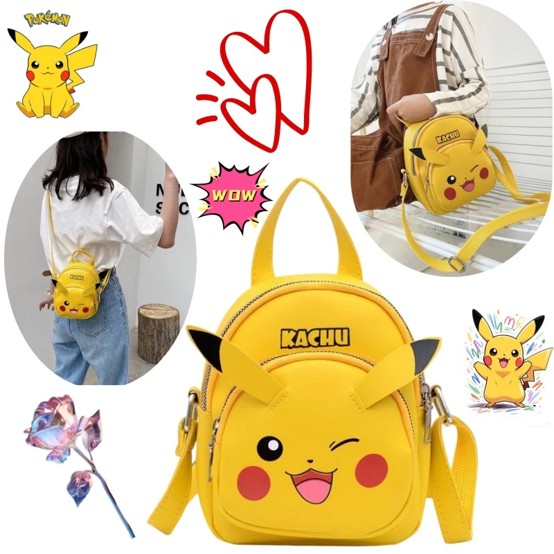 Pikachu crossbody bag, mini princess fashion small bag, cute one shoulder cartoon backpack, popular item
Pikachu crossbody bag, mini princess fashion small bag, cute one shoulder cartoon backpack, popular item