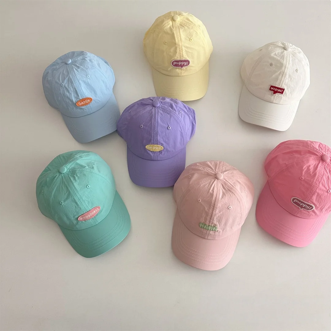 Kids Hat Children Summer Breathable Baseball Cap Candy Color Adjustable Peaked Cap Letter Patch Casual Outdoor Accessory
Kids Hat Children Summer Breathable Baseball Cap Candy Color Adjustable Peaked Cap Letter Patch Casual Outdoor Accessory