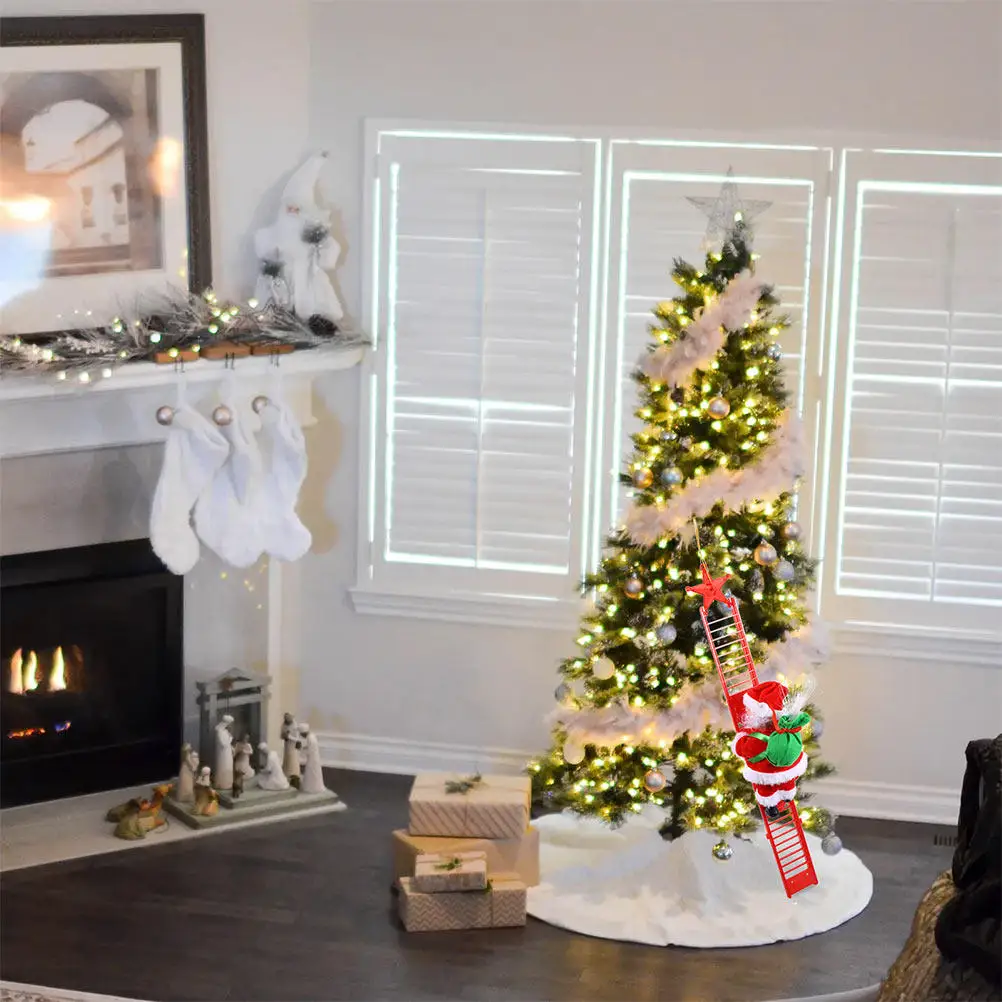 1Pcs Electric Climbing Santa Clause Ornament Kids Christmas Gift Funny Ladder Climbing Christmas Electric Gift for Party
1Pcs Electric Climbing Santa Clause Ornament Kids Christmas Gift Funny Ladder Climbing Christmas Electric Gift for Party