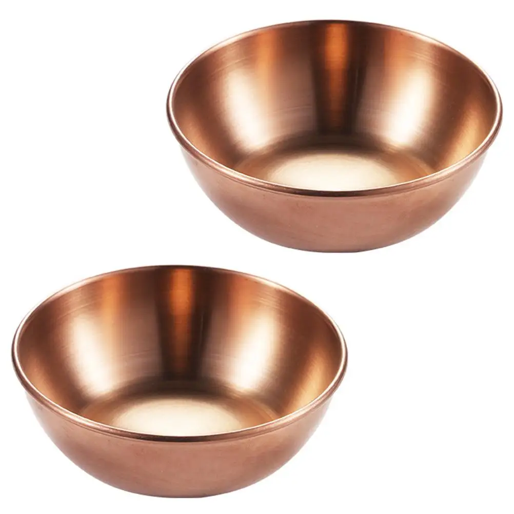 2 Pcs Stainless Steel Plate Sauce Dish Wide Mixing Bowl Flavor Appetizer Serving Mini Home Restaurant Food Shop Catering
2 Pcs Stainless Steel Plate Sauce Dish Wide Mixing Bowl Flavor Appetizer Serving Mini Home Restaurant Food Shop Catering