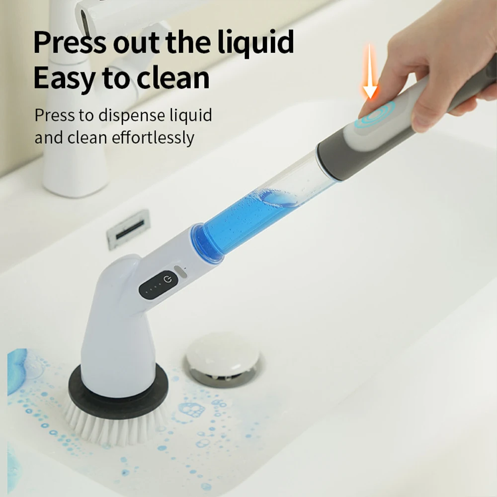 Electric Cleaning Brush With Multiple Functions Fully Automatic Handheld Kitchen Wireless High-Power Bathroom Brush
Electric Cleaning Brush With Multiple Functions Fully Automatic Handheld Kitchen Wireless High-Power Bathroom Brush