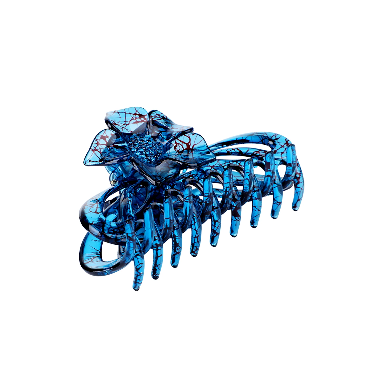 Элегантные заколки-крабики для волос, синие, с крупным цветочным узором, для женщин и девушек, нескользящие, для укладки, для использования в душе, заколка-крабик для волос
Элегантные заколки-крабики для волос, синие, с крупным цветочным узором, для женщин и девушек, нескользящие, для укладки, для использования в душе, заколка-крабик для волос