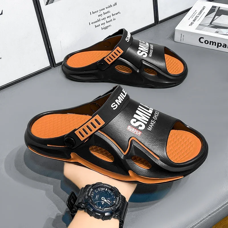 Two-color 2025 New Design Summer EVA Flip-flops Thick Bottom Non-slip New Flat Outdoor Bathroom Quick Drying PU Sports Slippers
Two-color 2025 New Design Summer EVA Flip-flops Thick Bottom Non-slip New Flat Outdoor Bathroom Quick Drying PU Sports Slippers