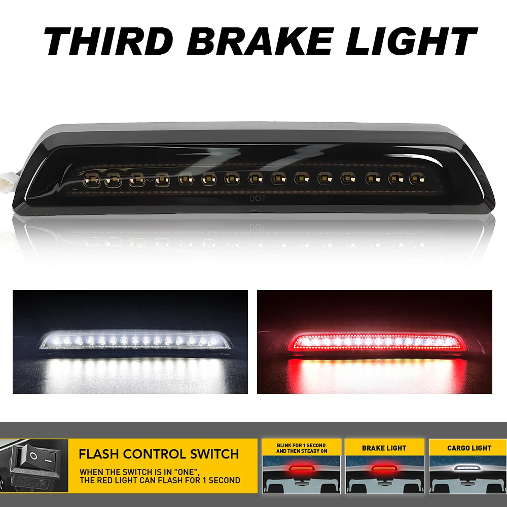 1 шт. F1 стиль Hyper Flash светодиодный дым 3-й третий красный стоп-сигнал дымчатые линзы подходят для Toyota Tundra 2007-2021 OE 81570-0C050
1 шт. F1 стиль Hyper Flash светодиодный дым 3-й третий красный стоп-сигнал дымчатые линзы подходят для Toyota Tundra 2007-2021 OE 81570-0C050