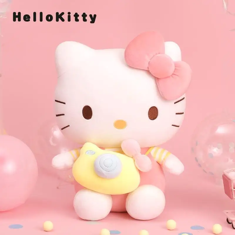 Sanrio Hello Kitty 33cm Plush Toy with Camera Bag Cute Squishy Stuffed Doll for Girl Birthday Gift Kawaii Licensed Character Toy
Sanrio Hello Kitty 33cm Plush Toy with Camera Bag Cute Squishy Stuffed Doll for Girl Birthday Gift Kawaii Licensed Character Toy