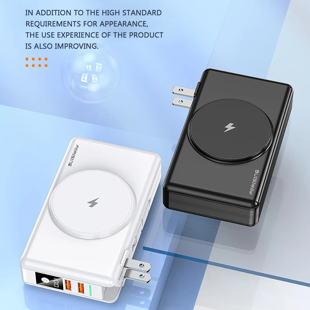 Qi2 Wireless Magnetic Power Bank, External Battery for Oneplus, iPhone 17, 5A, 22.5W, PD, VOOC, 20000mAh PowerBank
Qi2 Wireless Magnetic Power Bank, External Battery for Oneplus, iPhone 17, 5A, 22.5W, PD, VOOC, 20000mAh PowerBank