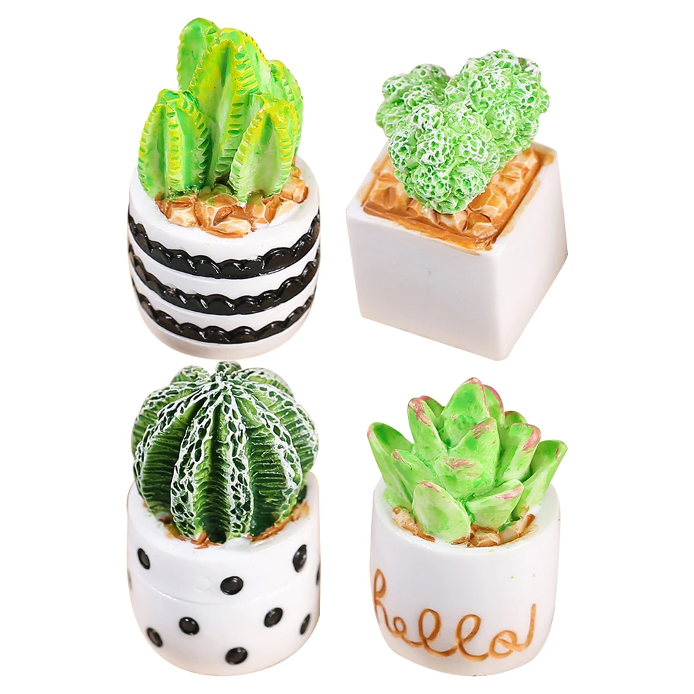 4 Pcs Simulation Cactus Ornament Mini Potted Plants Tiny Bonsai Decor Fake Small Artificial
4 Pcs Simulation Cactus Ornament Mini Potted Plants Tiny Bonsai Decor Fake Small Artificial