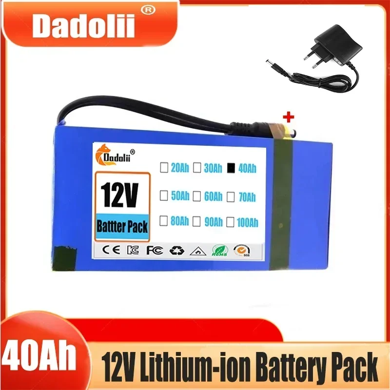 12V Battery Charge Protective DC 12V 40000mAh Lithium Polymer Super Rechargeable Battery Backup Li-ion 12V Battery Pack
12V Battery Charge Protective DC 12V 40000mAh Lithium Polymer Super Rechargeable Battery Backup Li-ion 12V Battery Pack