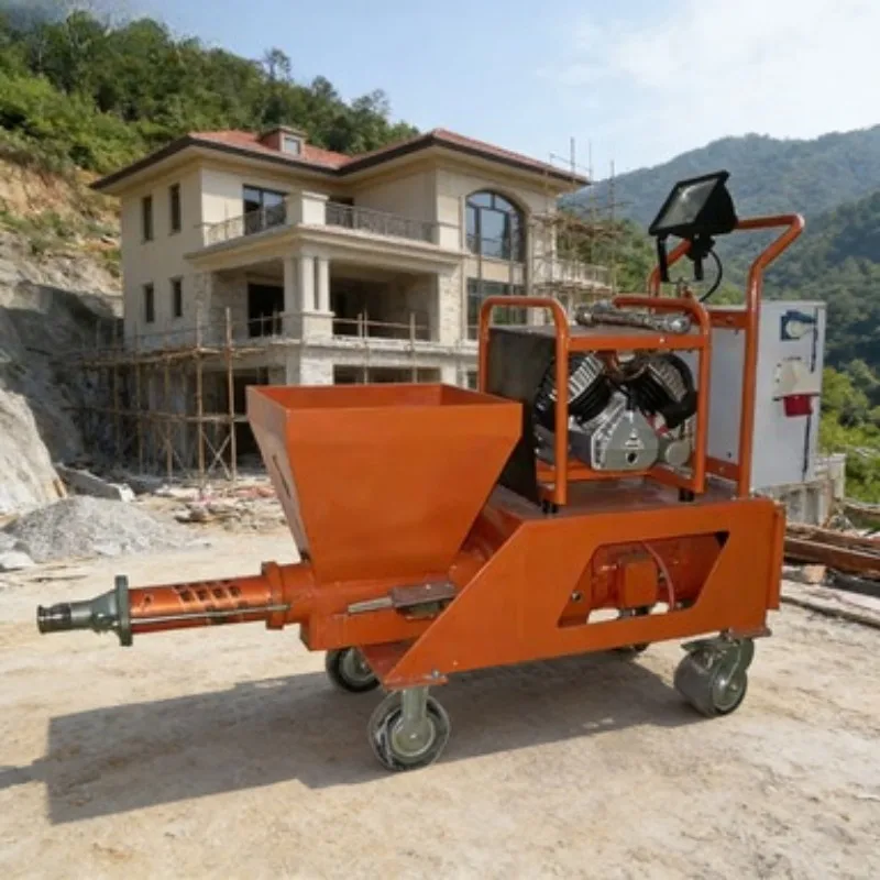 Sand Mortar Spray Pump, Plaster Spraying Pump Machine For Wall Building Construction
Sand Mortar Spray Pump, Plaster Spraying Pump Machine For Wall Building Construction