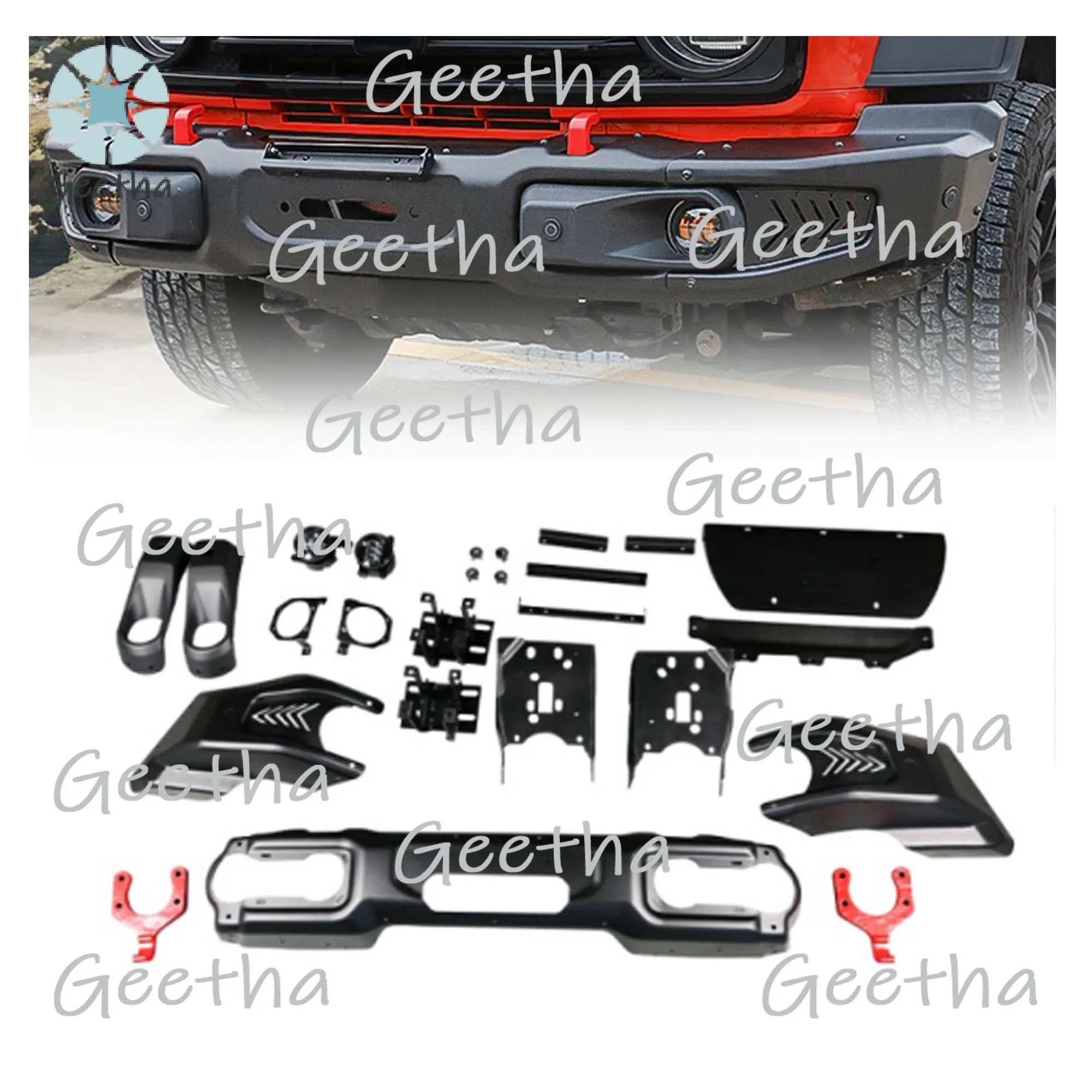 Automotive Parts Stainless Steel Car Protector Bumpers Front Bumper Kit for Great Wall Gwm Tank 300 
Automotive Parts Stainless Steel Car Protector Bumpers Front Bumper Kit for Great Wall Gwm Tank 300
