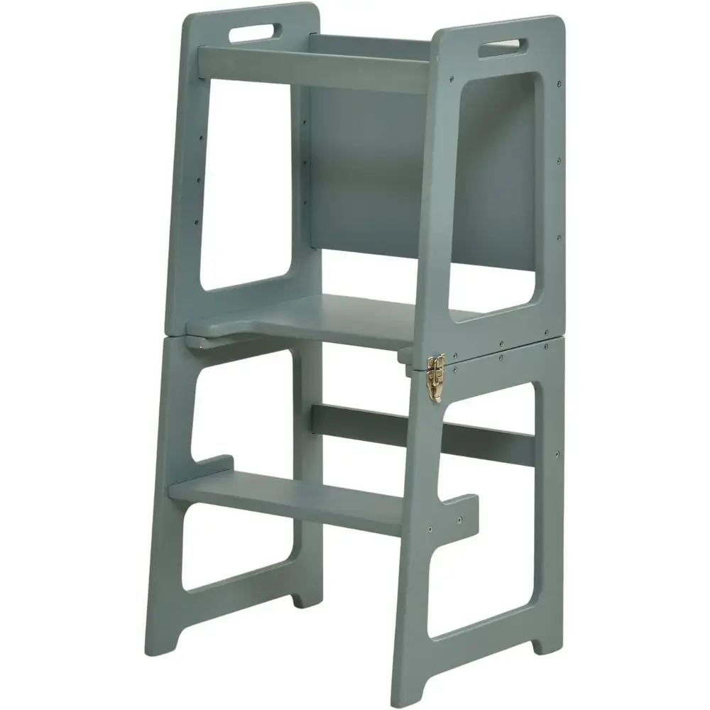 4-in-1 Toddler Tower with Chalkboard, Desk, Chair, and Kitchen Stool for Ages 18 Months to 6 Years
4-in-1 Toddler Tower with Chalkboard, Desk, Chair, and Kitchen Stool for Ages 18 Months to 6 Years
