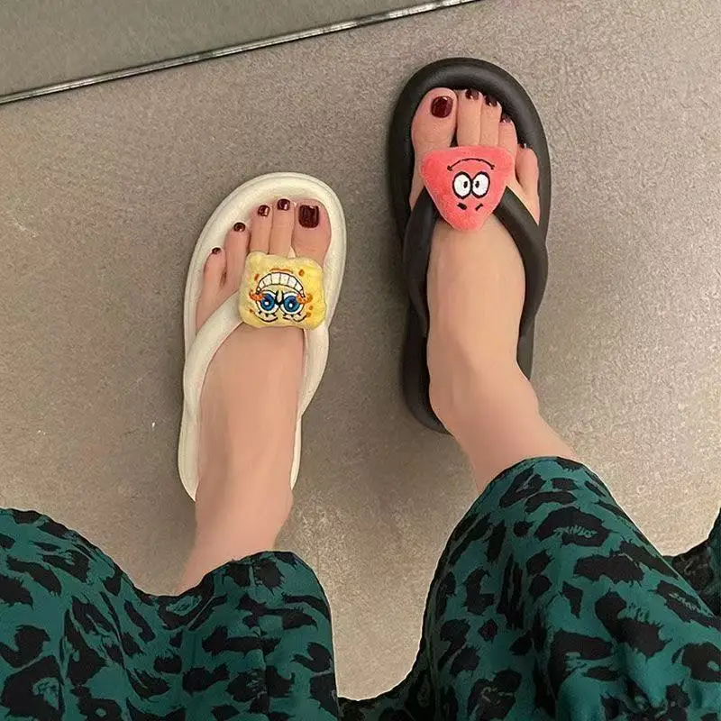 Flip Flops real pictures 2025 new summer comfortable SquarePants cartoon plus big size women girls black white man slippers
Flip Flops real pictures 2025 new summer comfortable SquarePants cartoon plus big size women girls black white man slippers
