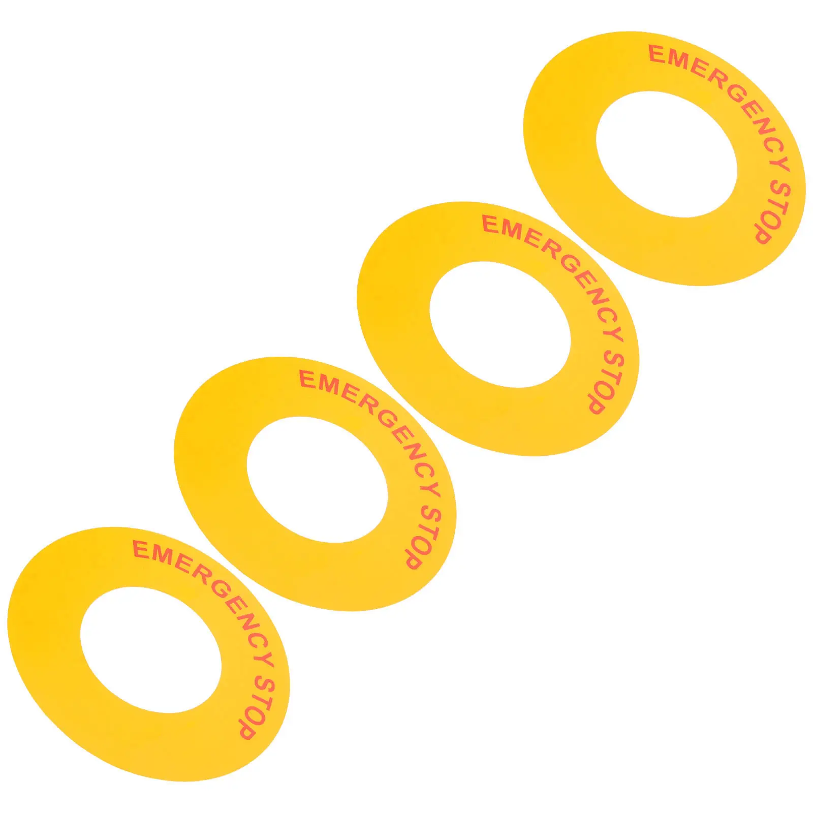 4Pcs Emergency Stop Label Sticker PP Material Bright Color Peel and Stick Strong Adhesion for Machinery Factory Home Use Stop
4Pcs Emergency Stop Label Sticker PP Material Bright Color Peel and Stick Strong Adhesion for Machinery Factory Home Use Stop