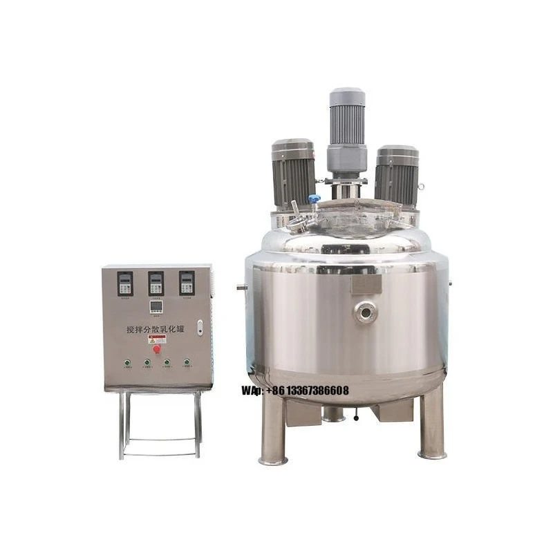 100L Cosmetic Production Equipment Mixer Lotion Machine Butter Emulsifier with Vacuum Dispersion and Stirring Tank
100L Cosmetic Production Equipment Mixer Lotion Machine Butter Emulsifier with Vacuum Dispersion and Stirring Tank