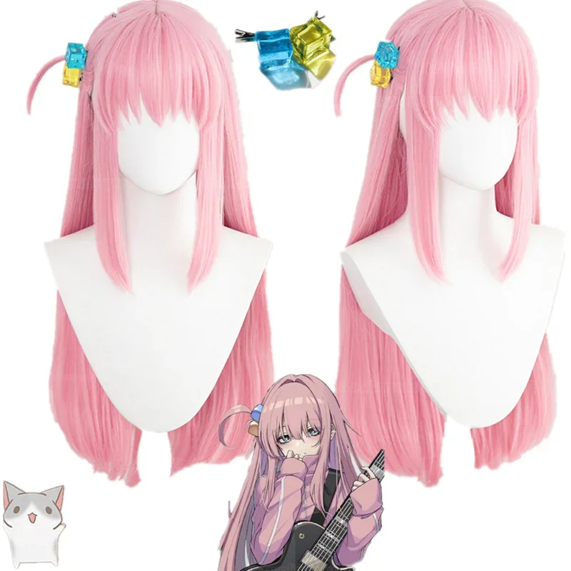 High Quality 80cm Pink Gotou Hitori Cosplay Wig Anime Bocchi The Rock! Cosplay Bocchi Hair Heat Resistant Party Wigs Wig Cap
High Quality 80cm Pink Gotou Hitori Cosplay Wig Anime Bocchi The Rock! Cosplay Bocchi Hair Heat Resistant Party Wigs Wig Cap