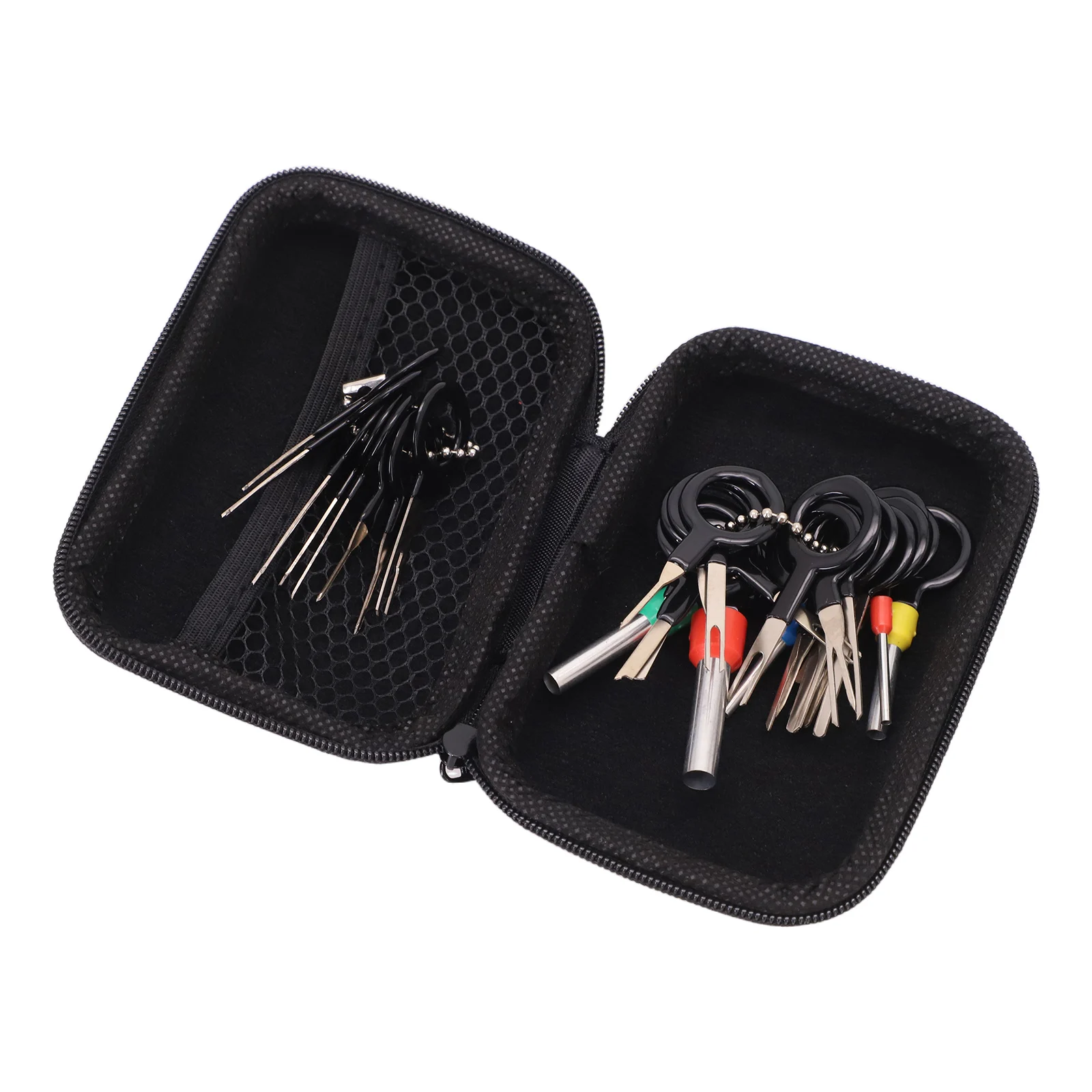 0.8 Mm, 1 Mm, 1.2 Mm, 1.4 Mm Automotive Terminal Tool Extractor Tool Kit Rubber Grip Handles For Automotive Use
0.8 Mm, 1 Mm, 1.2 Mm, 1.4 Mm Automotive Terminal Tool Extractor Tool Kit Rubber Grip Handles For Automotive Use